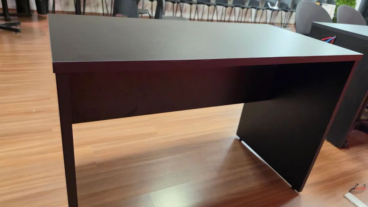 Mesa preta com tampo 25mm 4 unid. - Foto 4