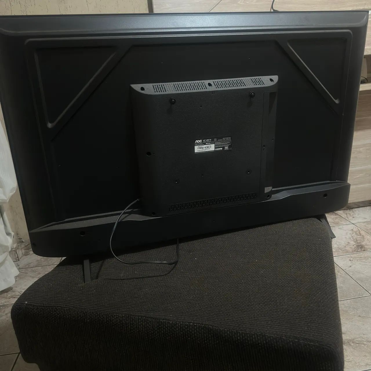 Smart TV 43 full hd dled Roku AOC - Nova, 5 meses de uso - Netflix/YouTube? - Foto 4