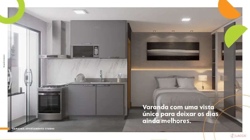 Oportunidade Studio Frente p/ rua - 12º andar + Garagem à Venda - My Place Cons. Lafaiete - Foto 3