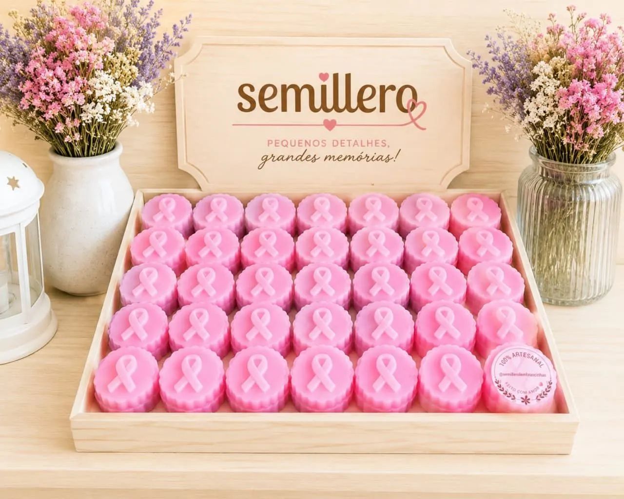 Lembrancinha para outubro rosa 