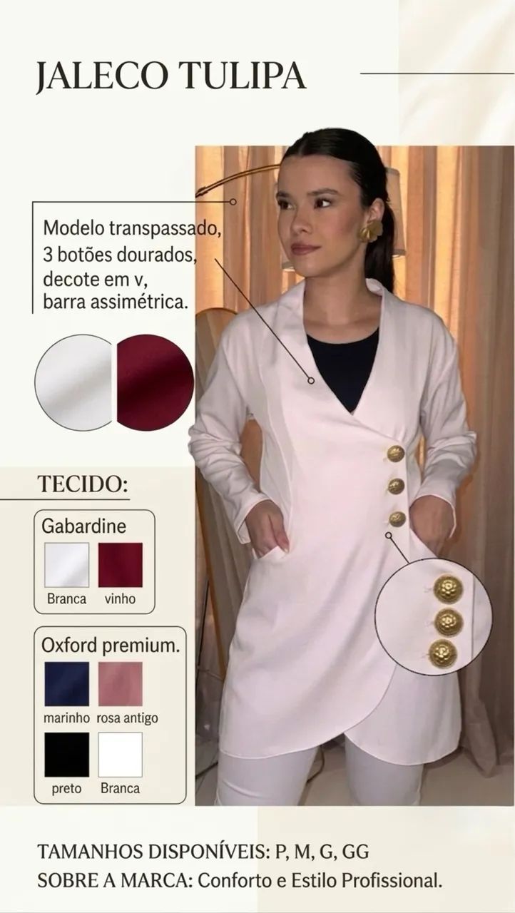 Jalecos luxo - Foto 2