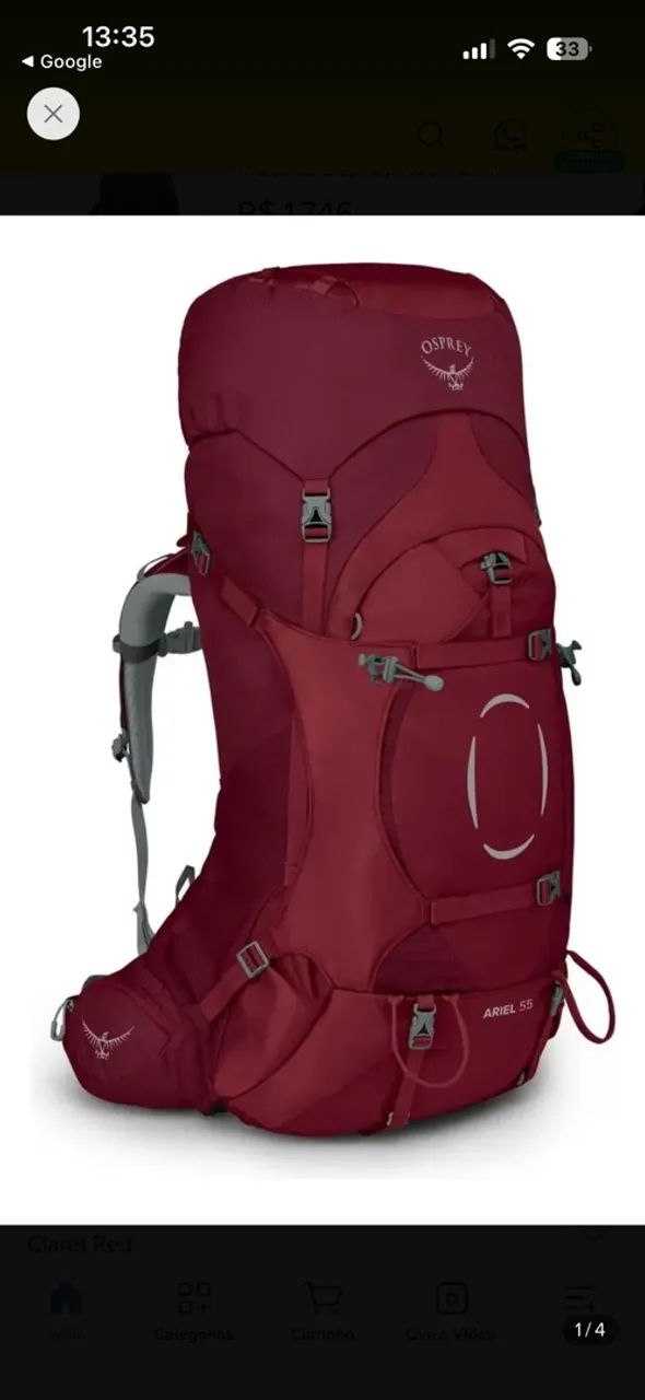 Mochila cargueira Osprey - Foto 2
