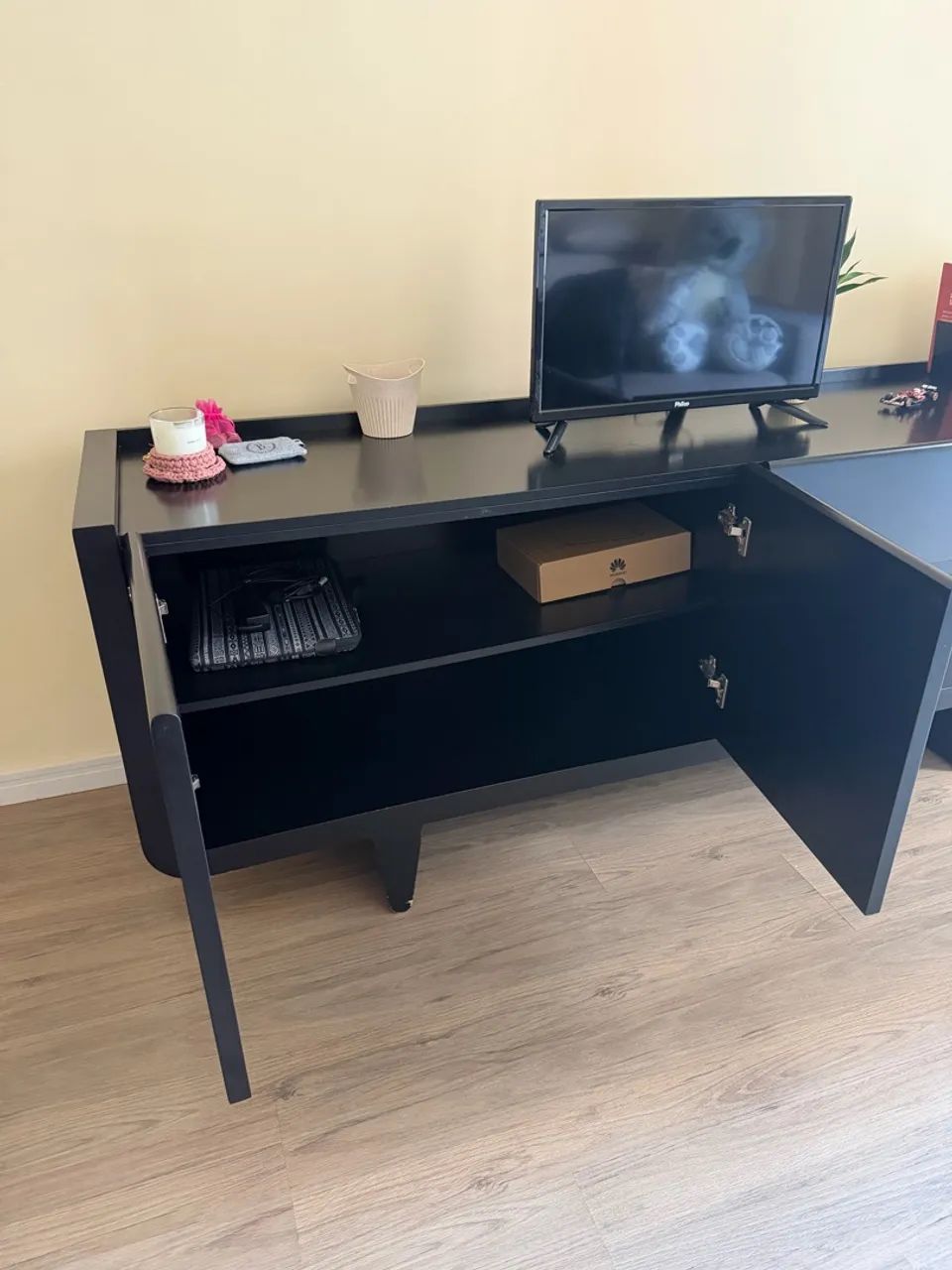 Rack preto em ótima condição - Foto 3