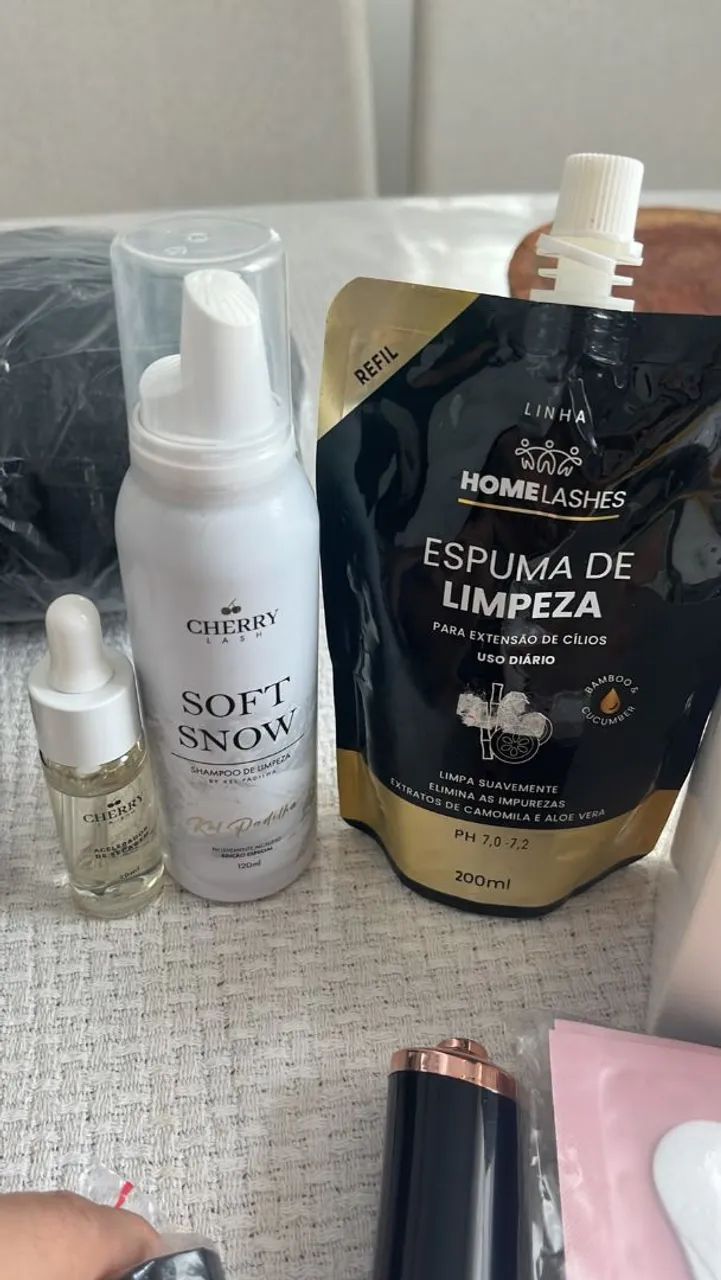 Kit completo para alongamento de cílios  - Foto 2
