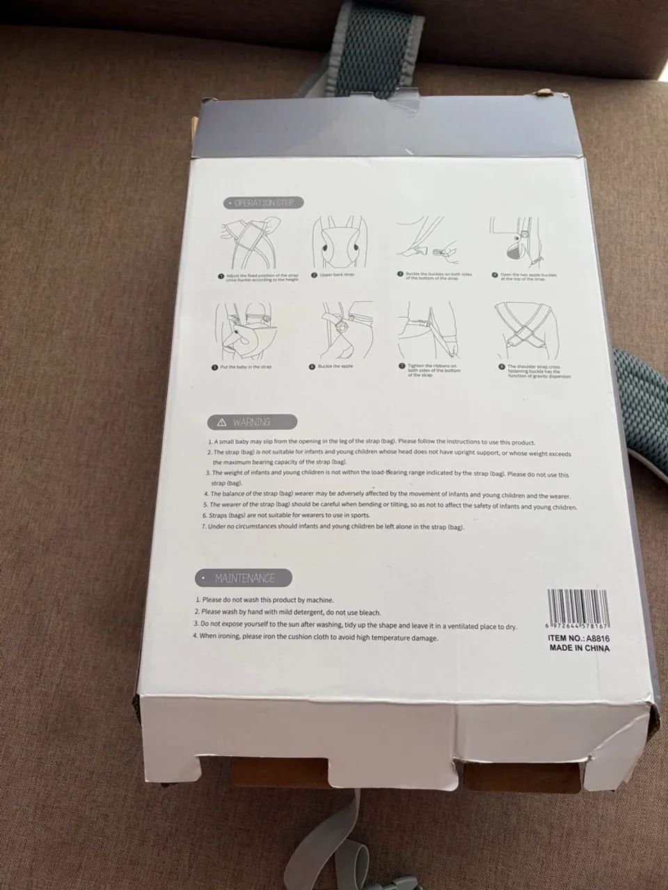 Canguru ergonômico para bebê  - Foto 3