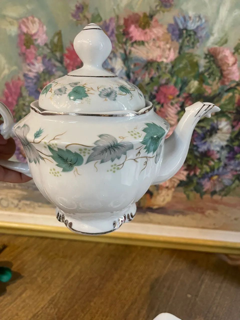 Jogo de chá porcelana real  - Foto 3