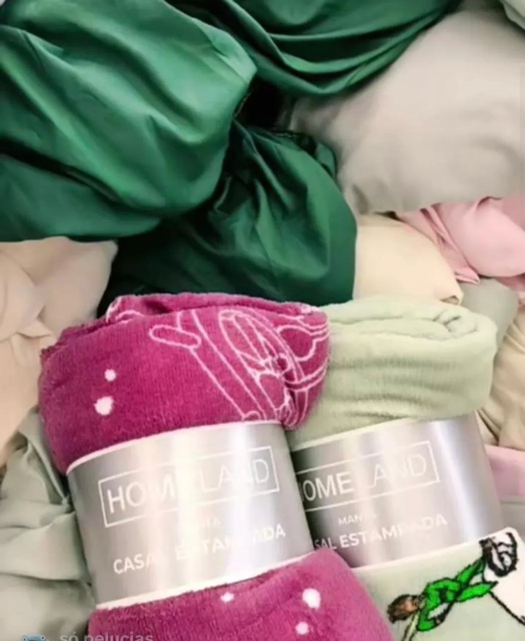 Itens de cama mesa e banho 