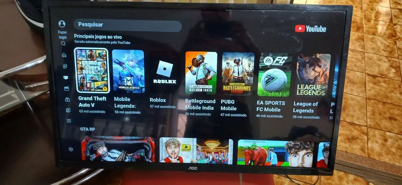 Smart TV 43 polegadas aoc  - Foto 2