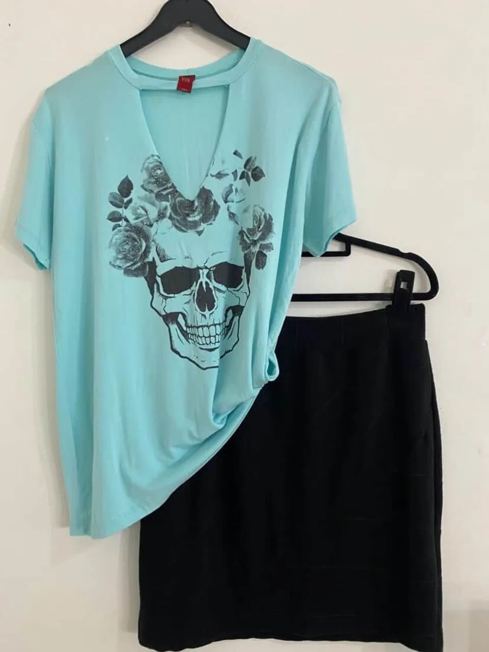 Saia e t-shirts cjto Plus Size gam GG - Foto 2