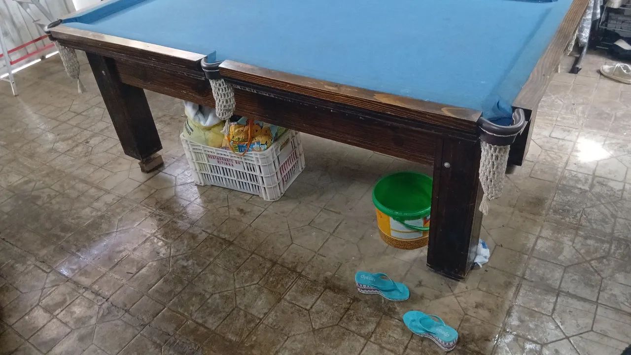 Mesa de sinuca completa usada em bom estado  - Foto 3