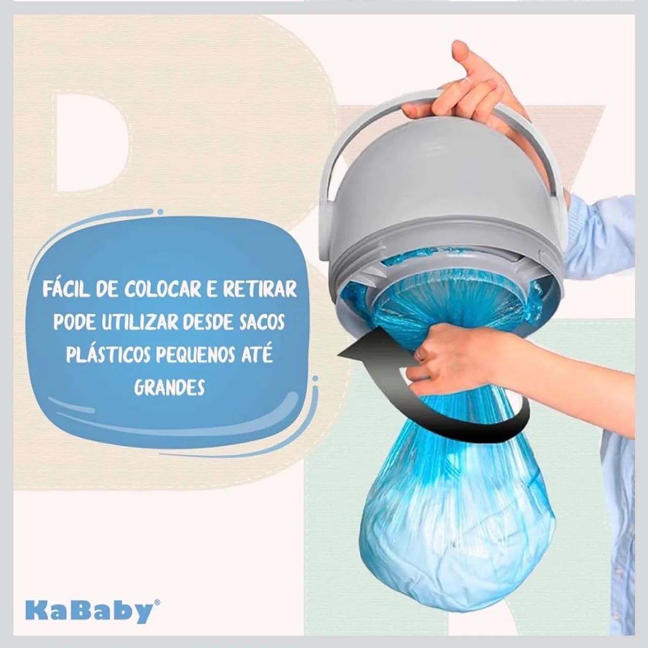 Lixeira Anti Odor Kababy  - Foto 5