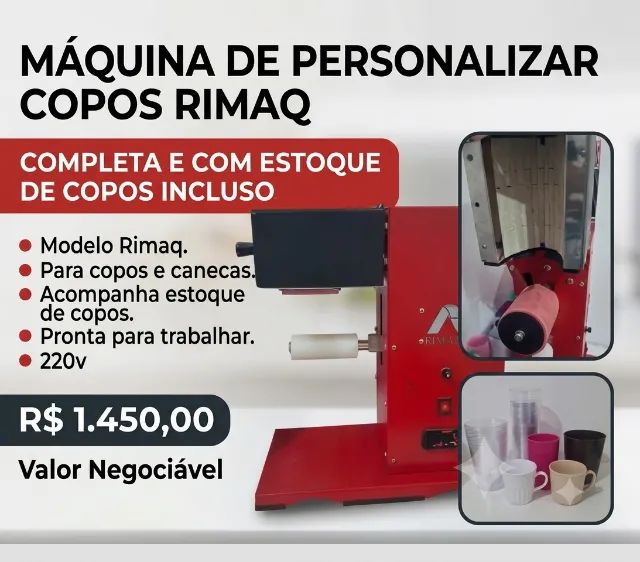 Máquina de personalizar copos 