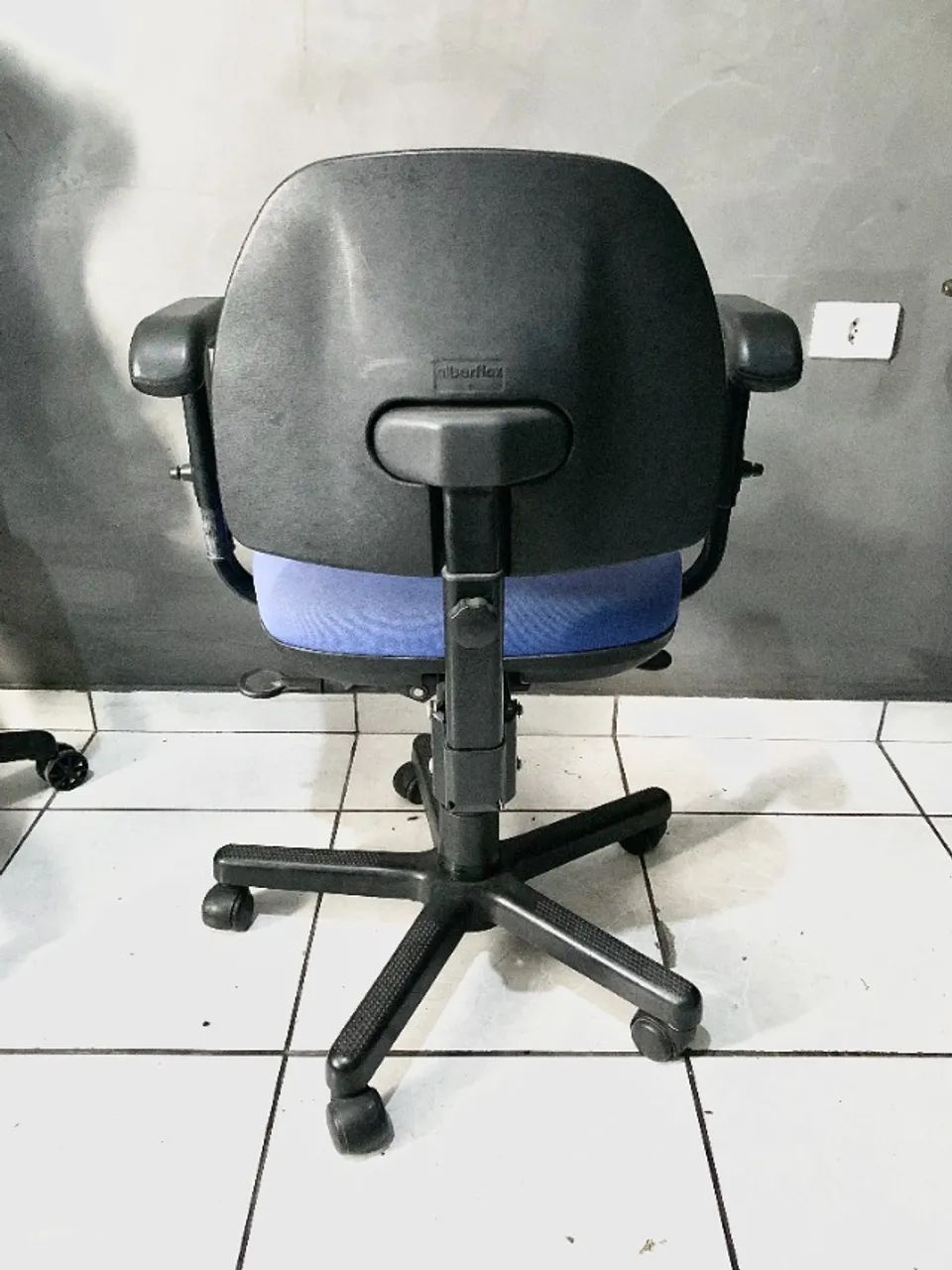 Cadeira Azul Alberflex Escritório - Foto 3