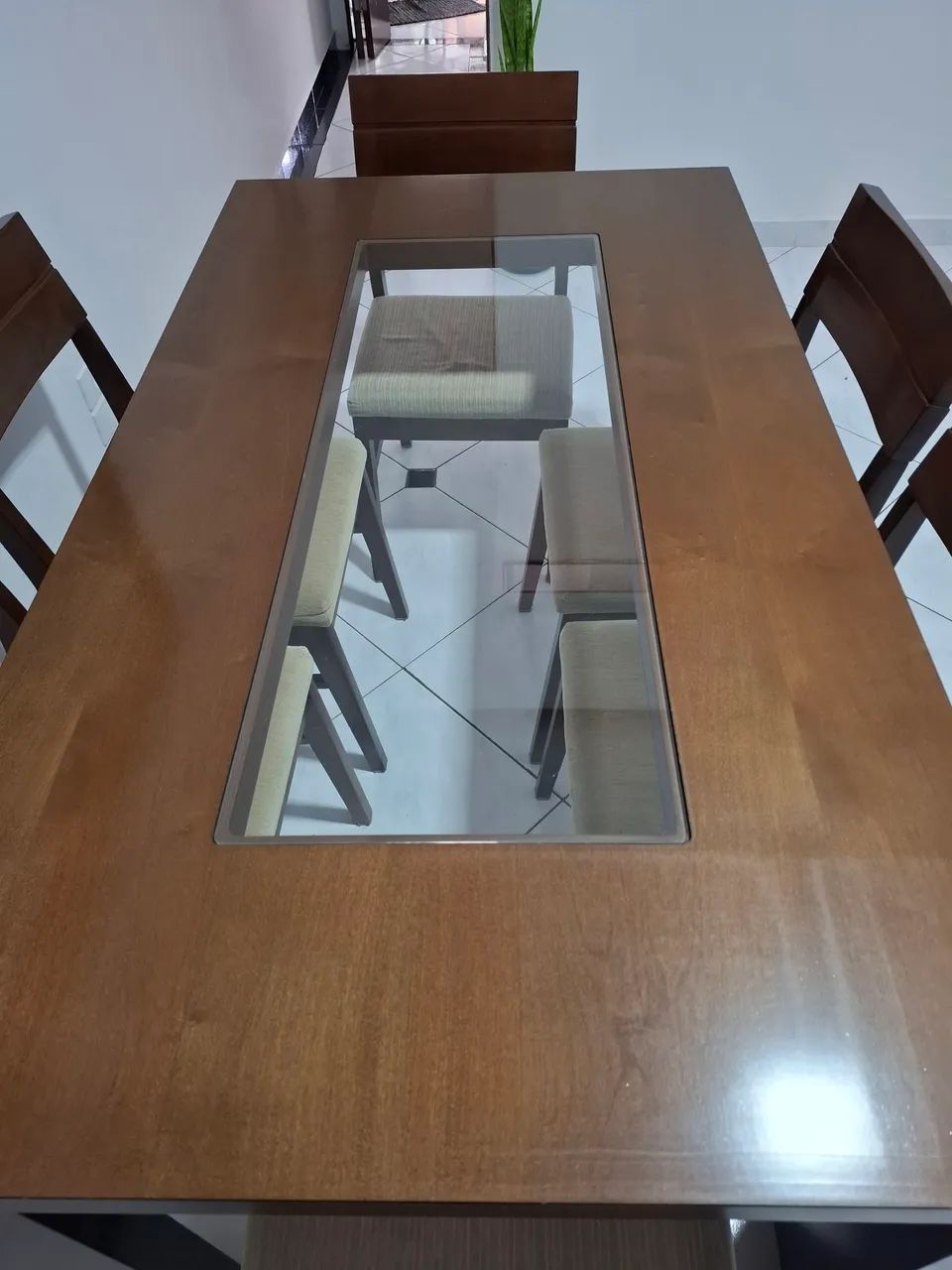 Mesa 6 cadeiras e rack - Foto 3