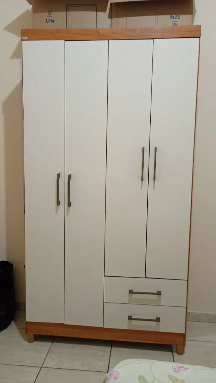 Vendo GUARDA ROUPA DE SOLTEIRO SEMI NOVO - Foto 3