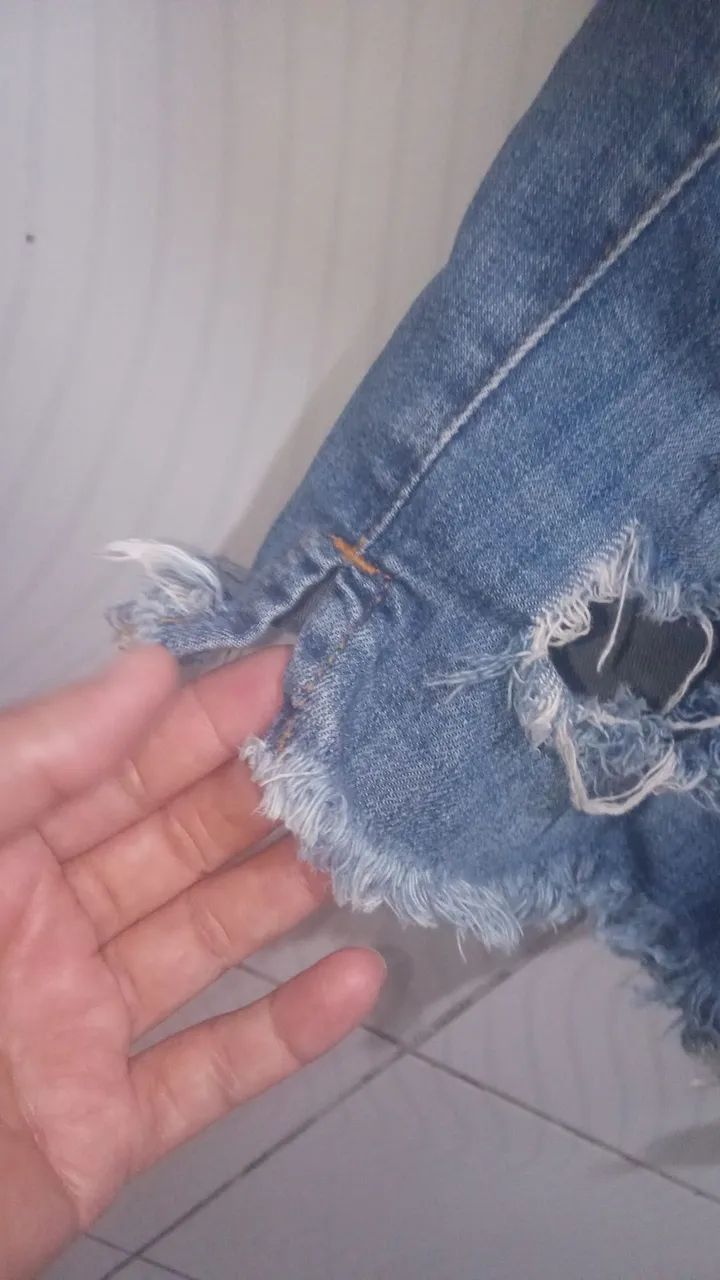 Bermuda Jeans Moça Vip Denim Feminino N:42 - Foto 3