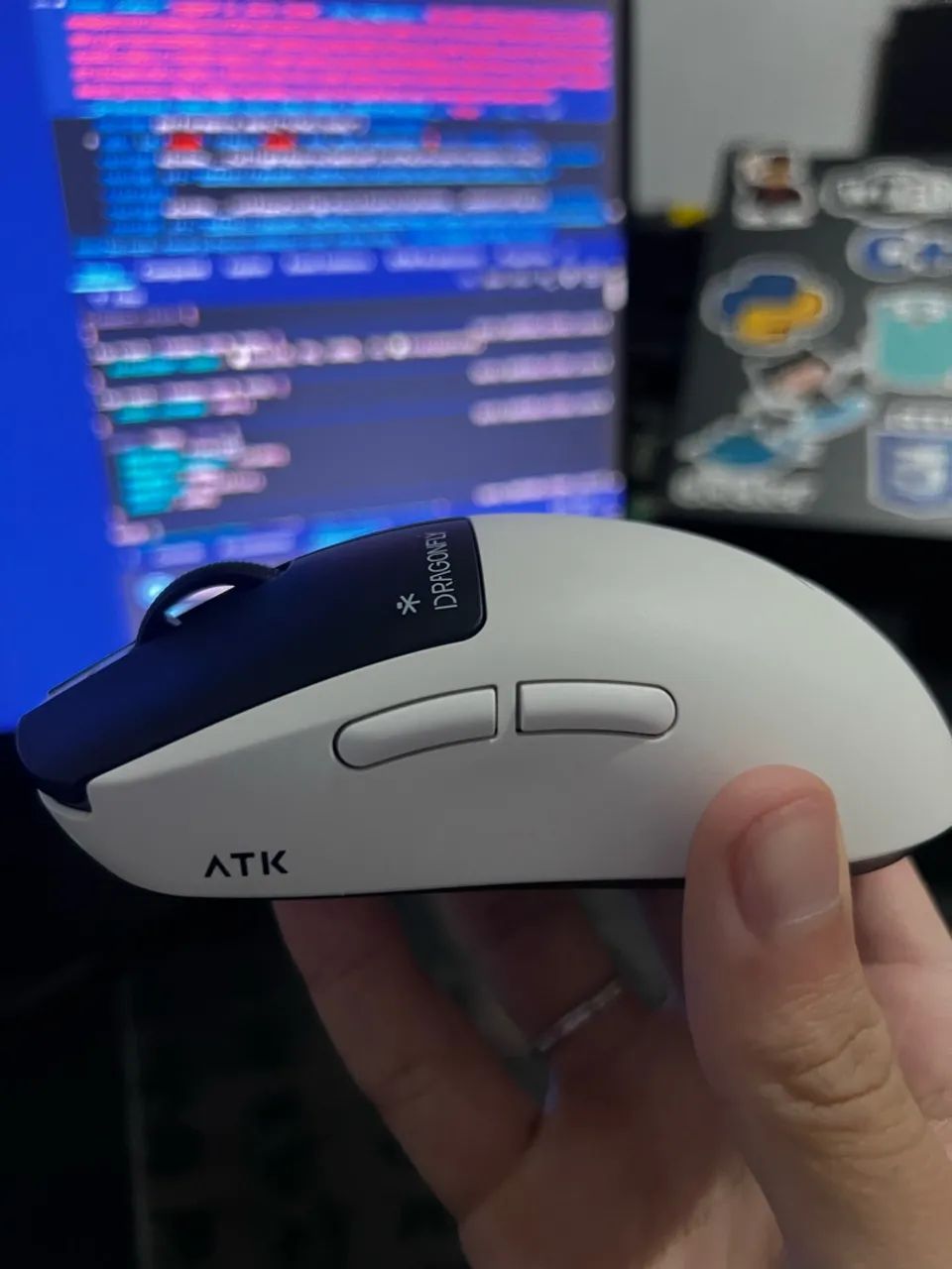 Mouse ATK A9 air + mousepad - Foto 3