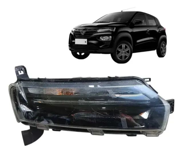 Farol Superior Com Drl Esquerdo Esquerdo/motorista - Compatível com Renault Kwid 2024