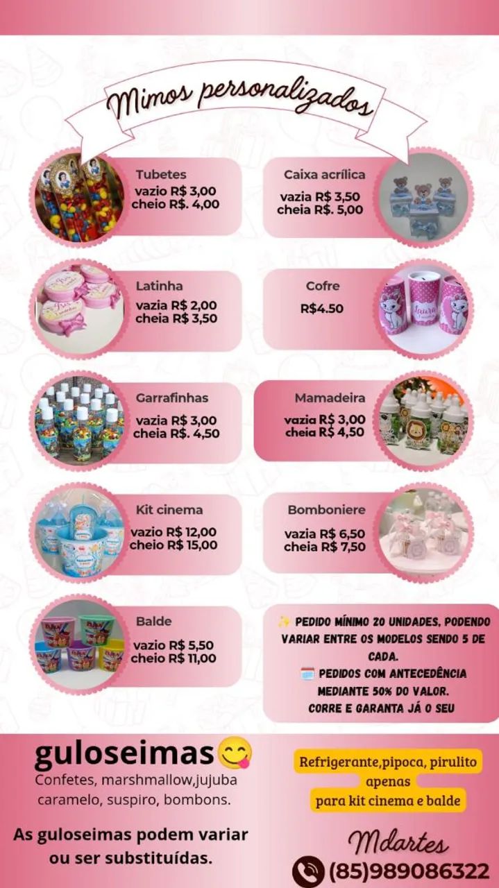 Lembrancinhas em acrílico,feitas sob encomenda.faco qualquer tema. - Foto 3