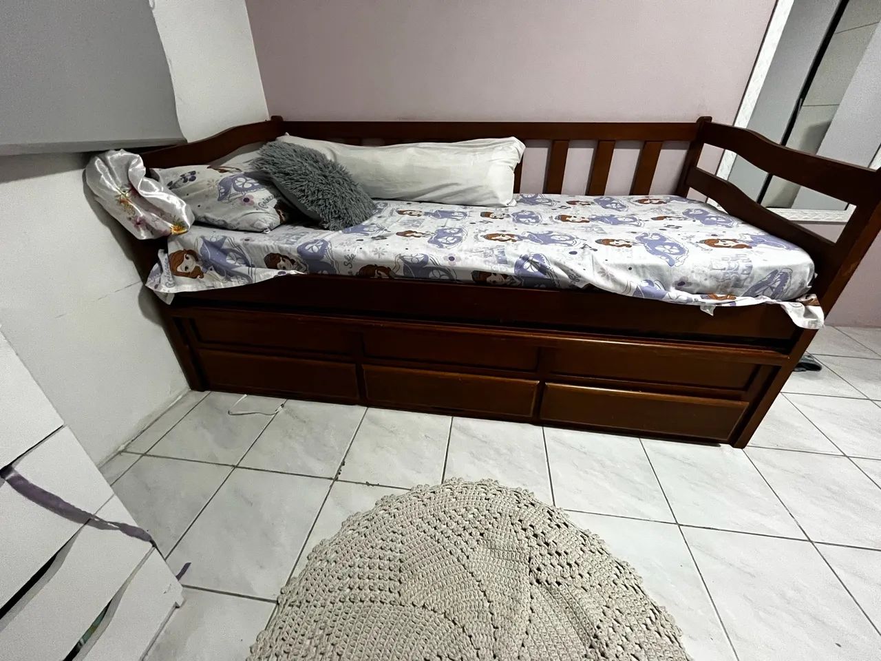 Cama de madeira verdadeira - Foto 2