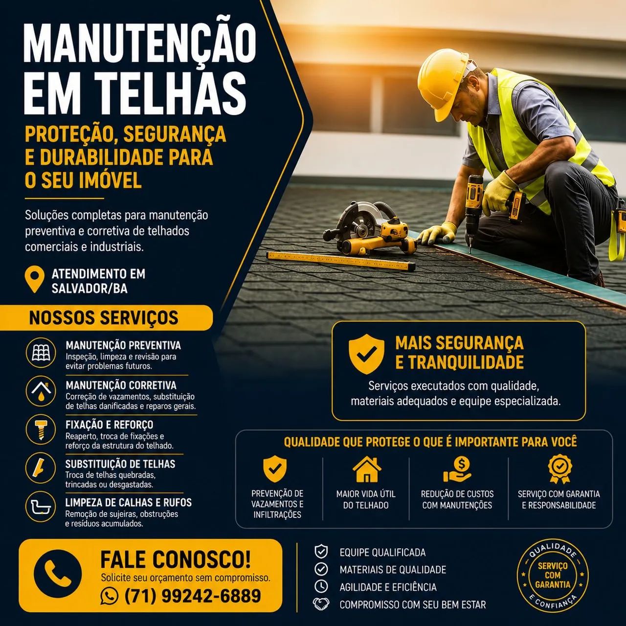 Conserto de Telhado e Outros 