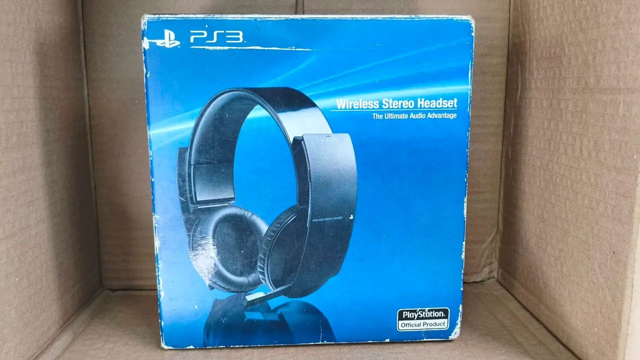 FONE DE OUVIDO PS3 ORIGINAL FUNCIONA NORMAL 
