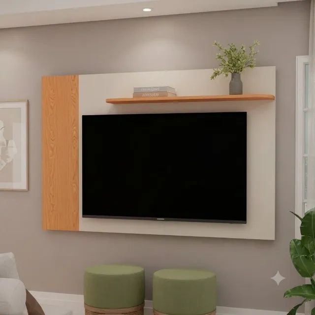 Painel Flórida Cinamomo/Off White