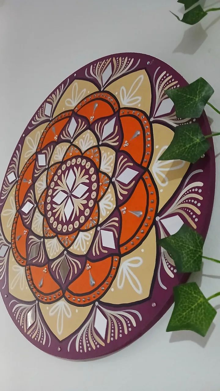 Mandala decorativa vibrante  - Foto 2