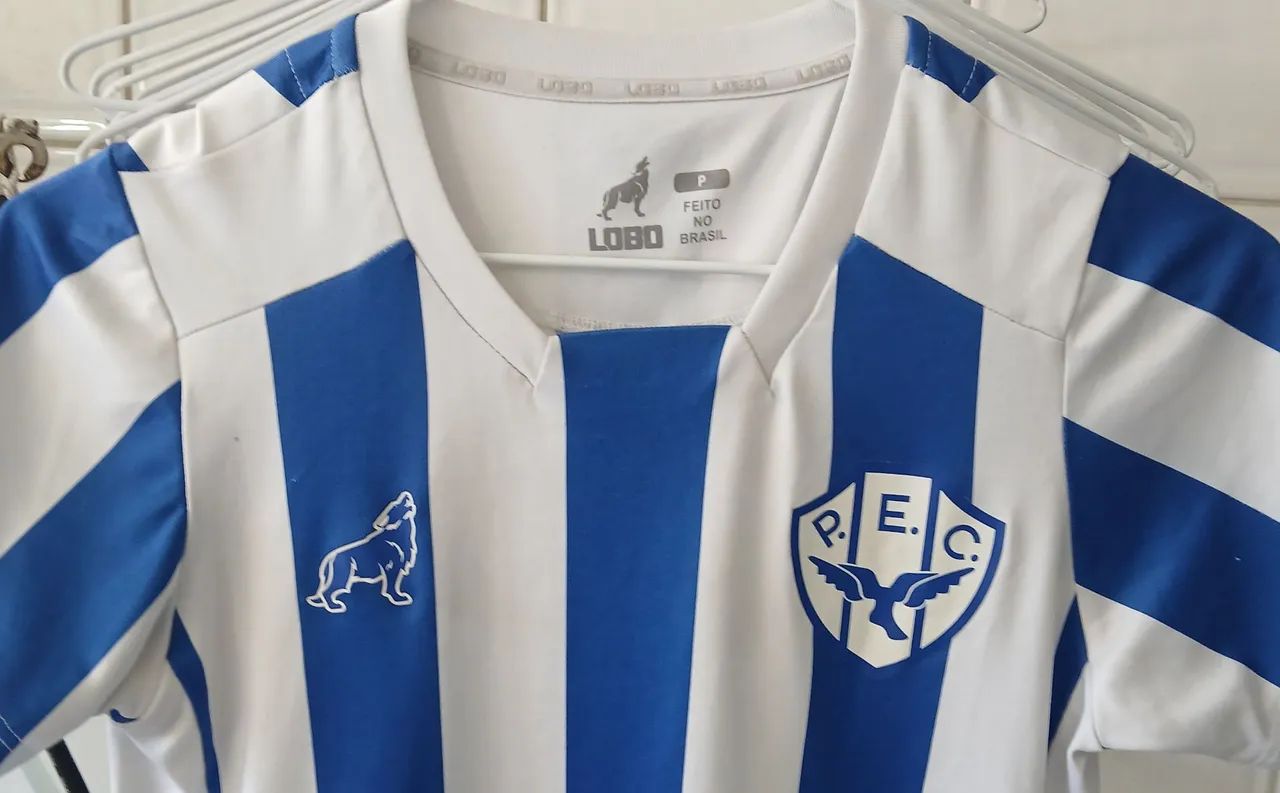 Camisa Paysandu Sport Club Lobo Tam. P Branca e Azul - Foto 3