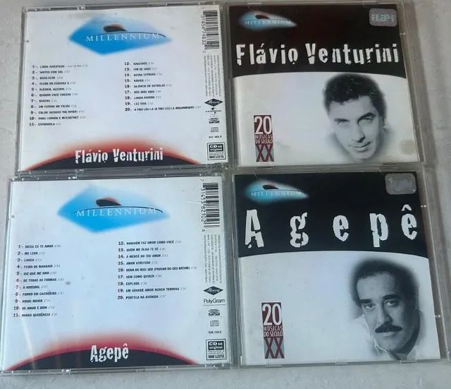 CDs Agepê e Flávio Venturini 