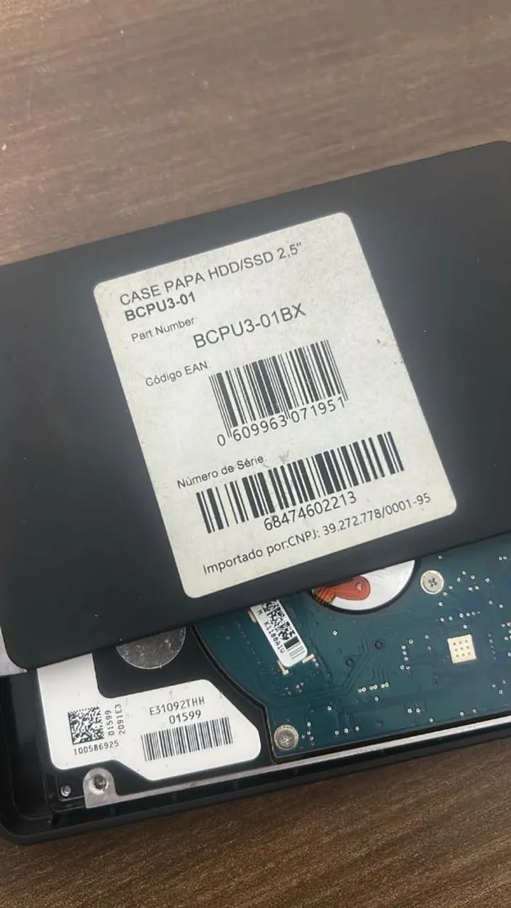 HD de 500gb com case externo usb - Foto 3