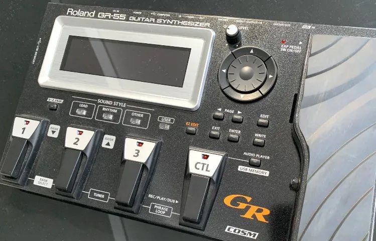 Pedaleira Roland Gr55gk Sintetizador Para Guitarra + Gk3 - Foto 6