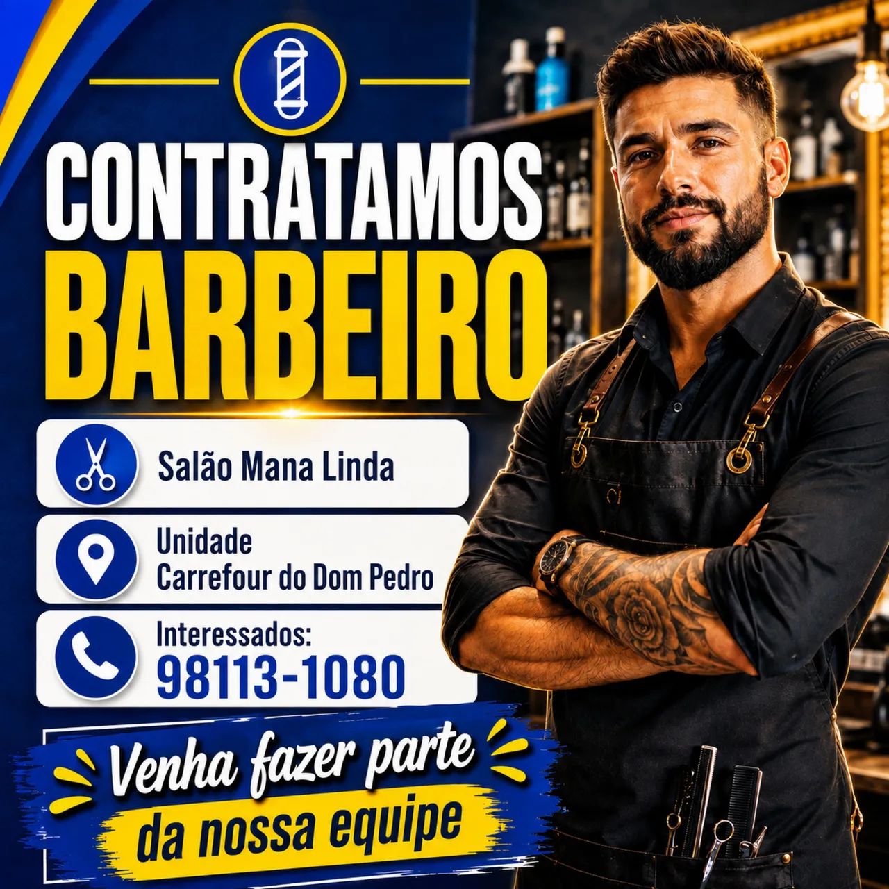Barbeiro contrata-se com ajuda de custo  - Foto 2