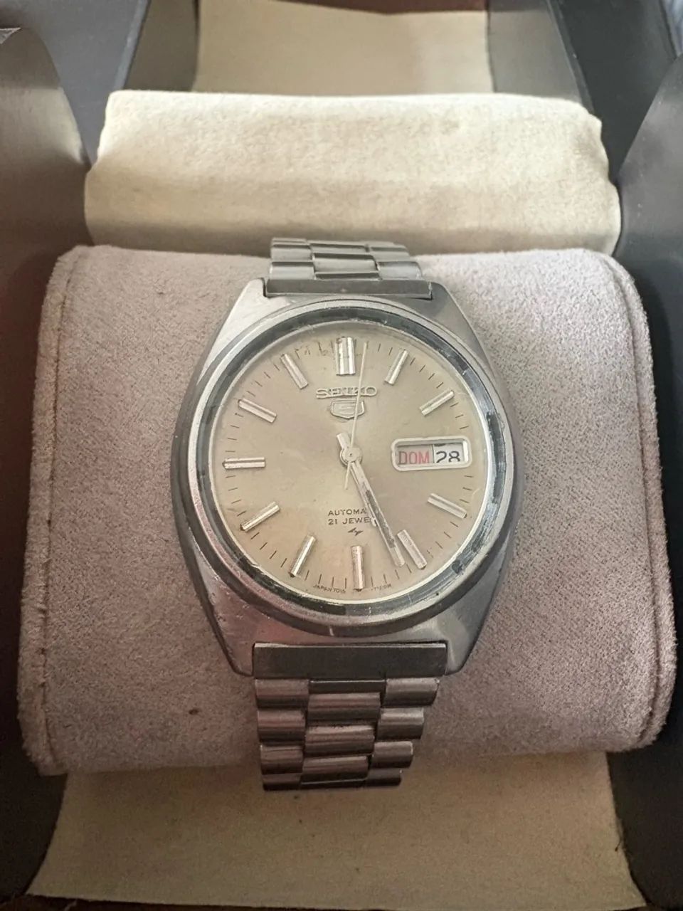 Relógio Seiko 5 antigo automático 