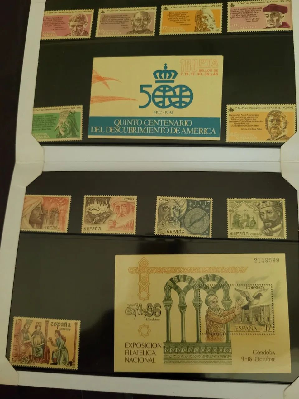 Selos comemorativos Espanha 1986 - Foto 3