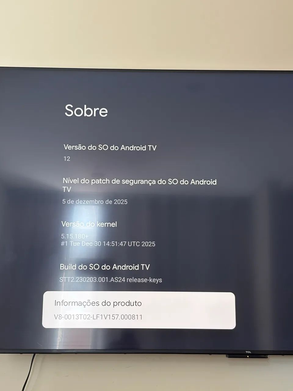 *VENDO TV TCL 4k UHD 65 POLEGADAS COM GOOGLE TV 2026*   - Foto 2