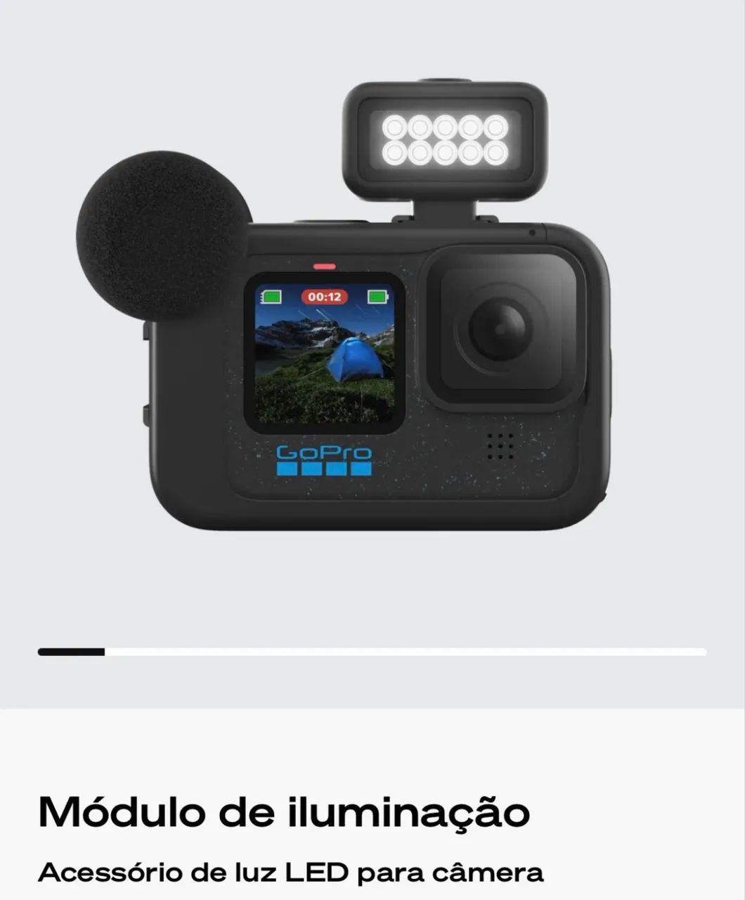 GoPro Hero 11 Black + Kit Completo (Baterias, Tripé, Luz, Acessórios)  - Foto 4