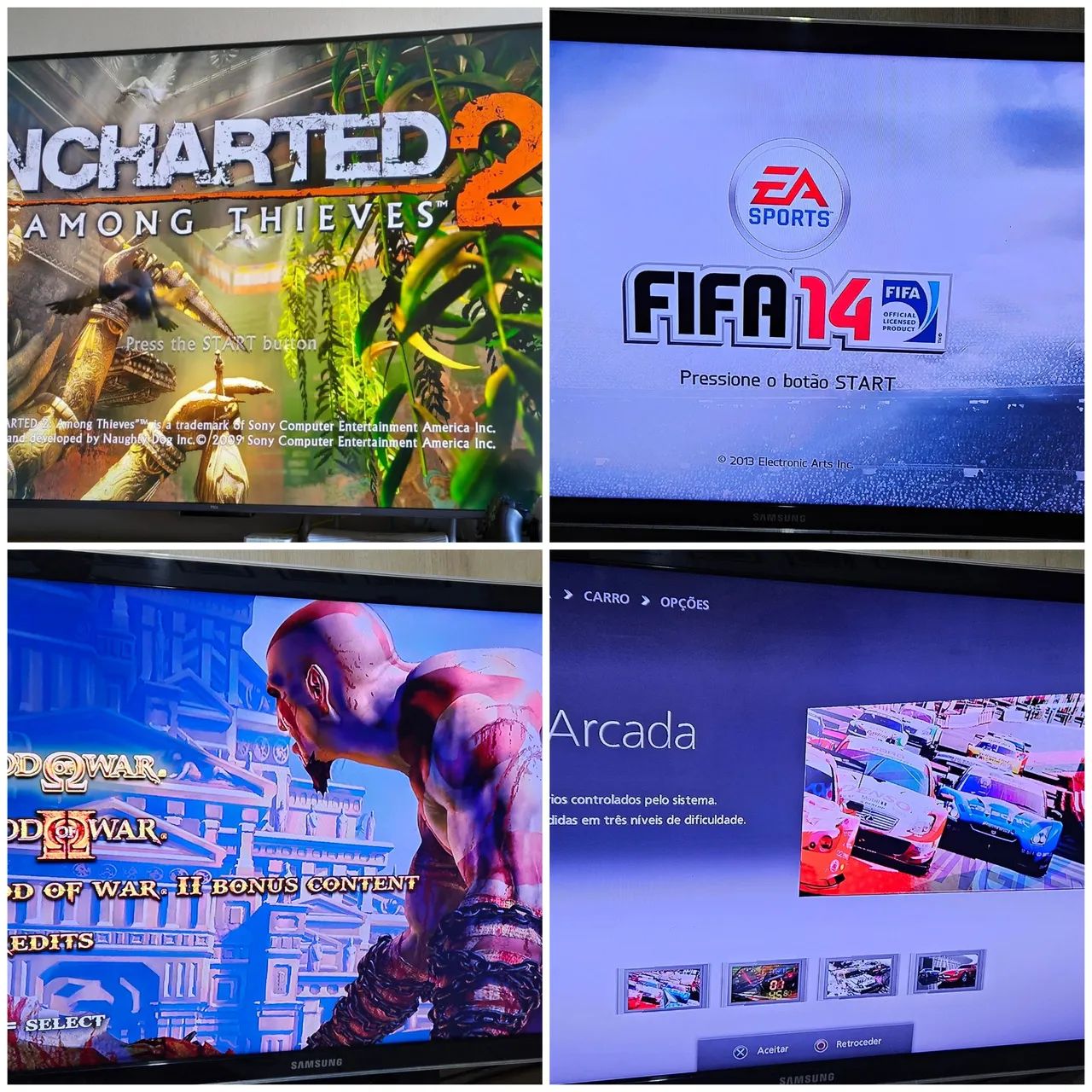 4 Jogos originais Ps3 - Jogos de Vídeo Game - Centro, Cesário