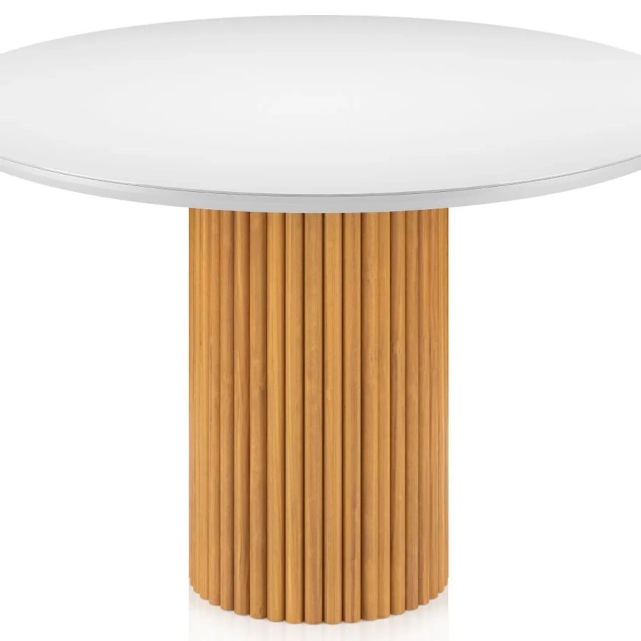 CONJUNTO DE MESA REDONDA WENDY E CADEIRAS LARA 90X90 CM - Foto 3