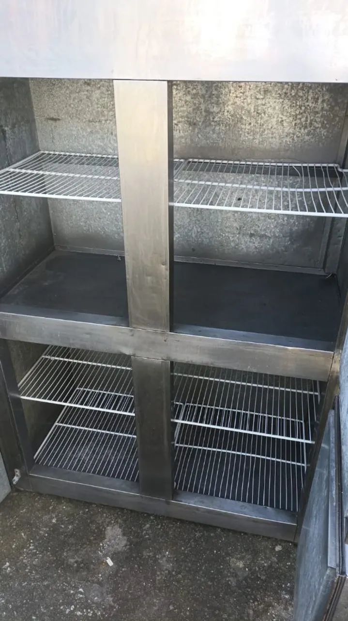 Câmara fria 4 portas em inox 127v TOP Entrego  - Foto 4