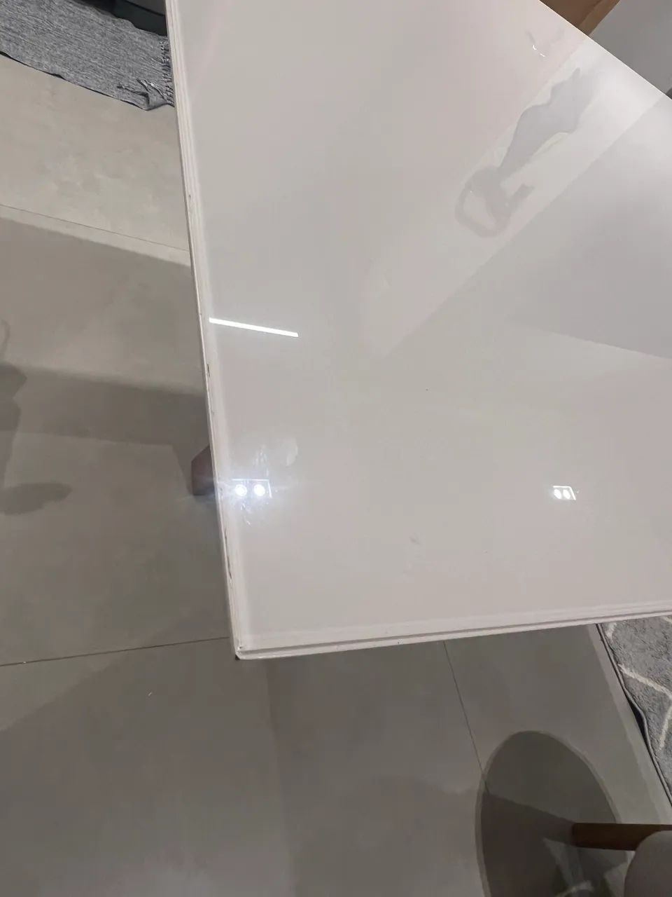 Mesa quadrada de vidro  - Foto 4