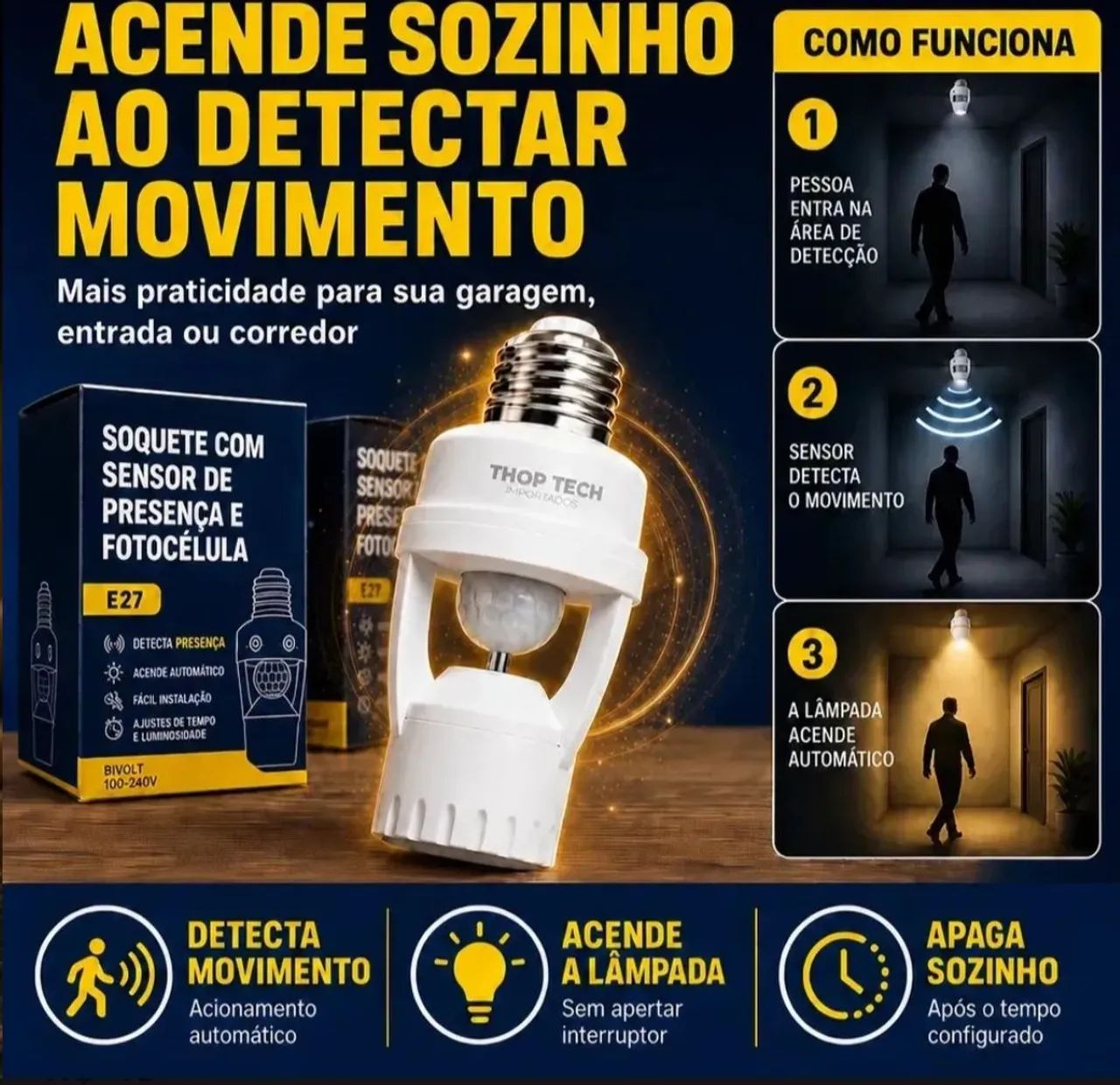 SENSOR DE PRESENÇA 