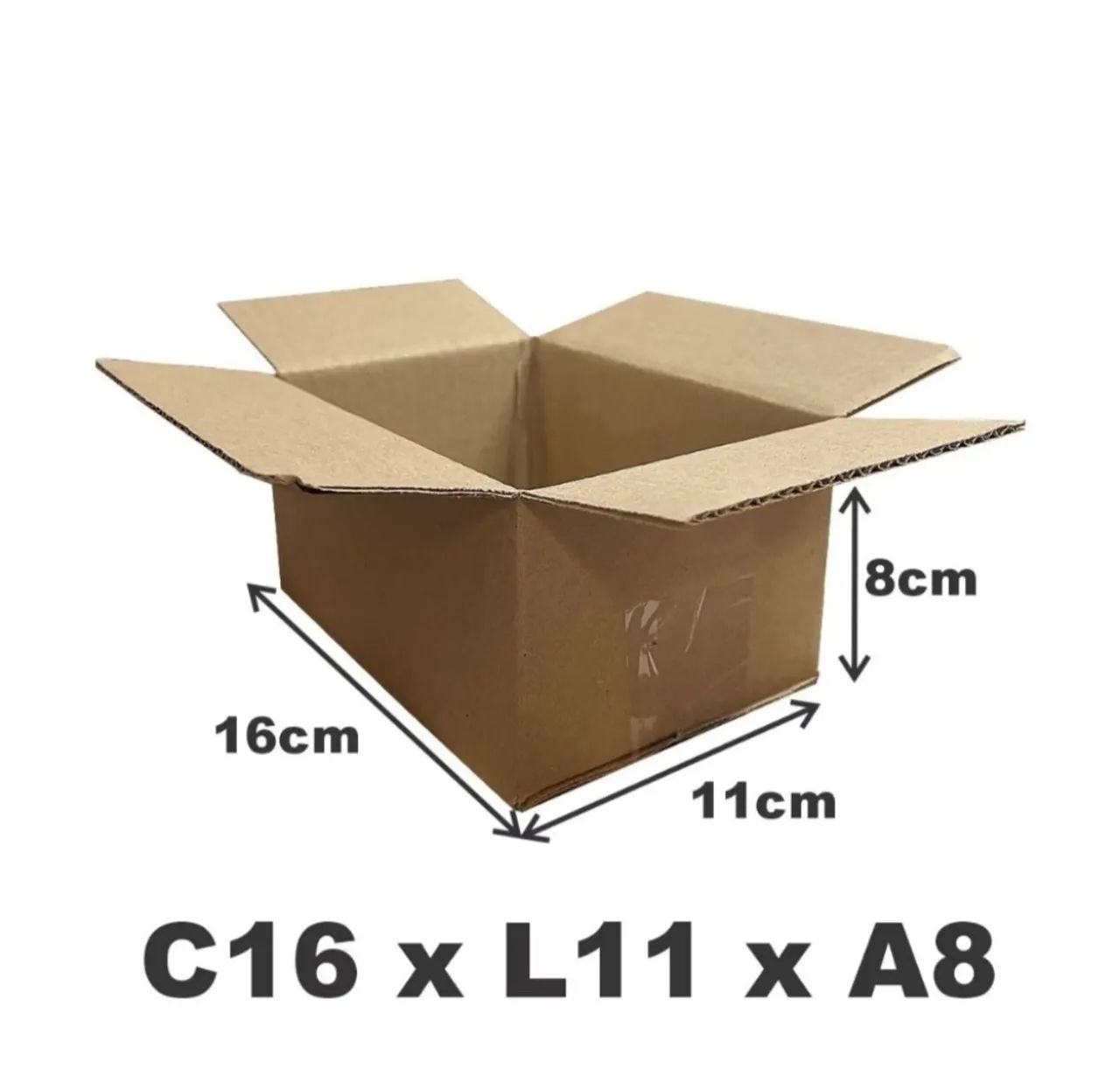 Caixas de papelão pequenas limpas 