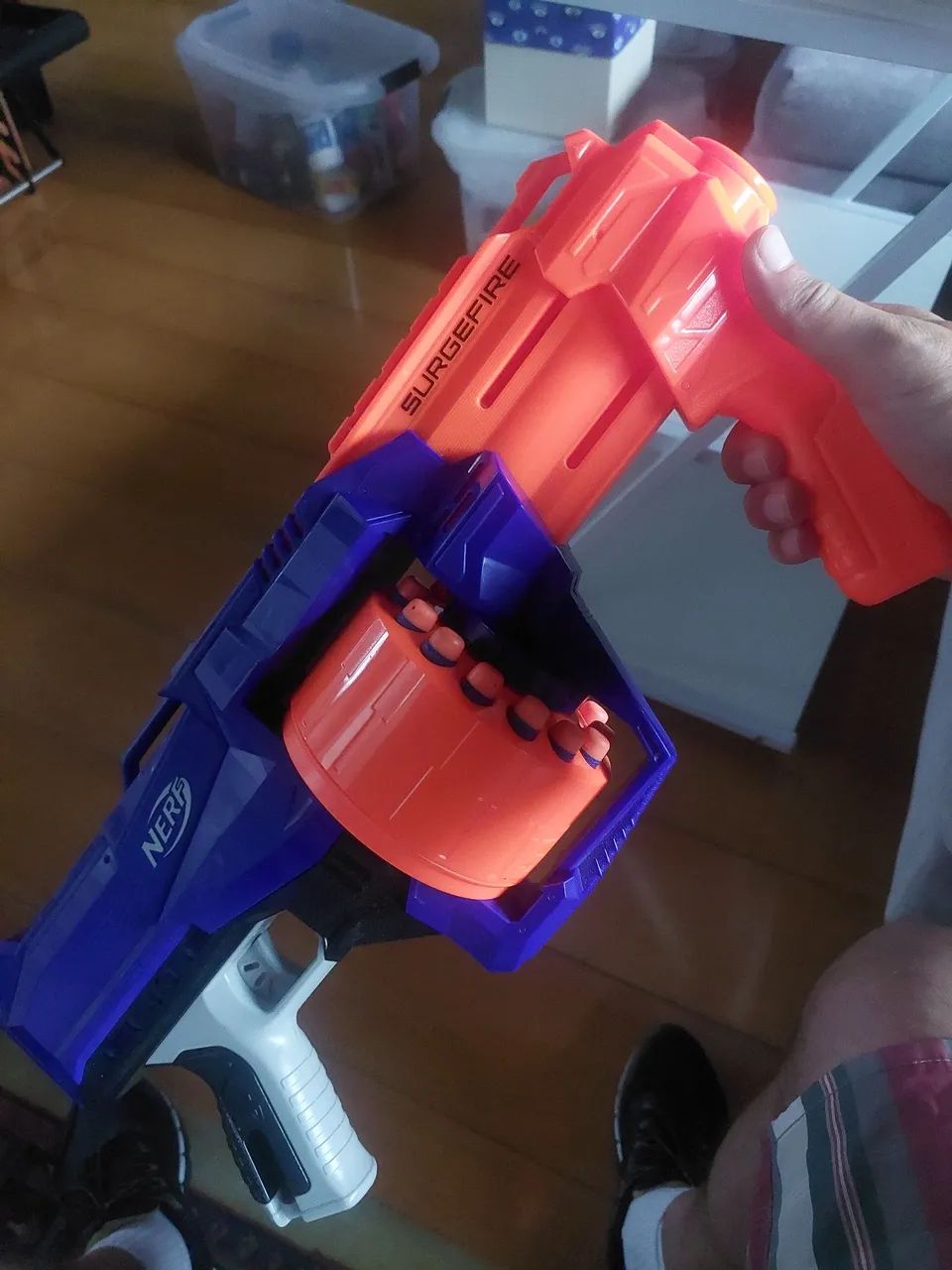 NERFs em perfeito estado e com munição