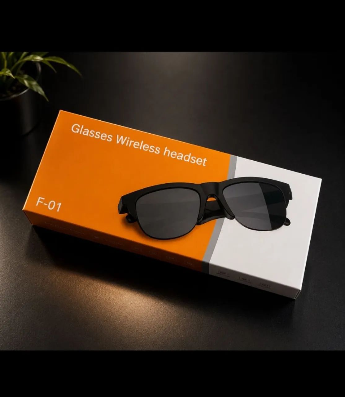 Óculos Bluetooth Wireless F-01 com Áudio e Chamadas