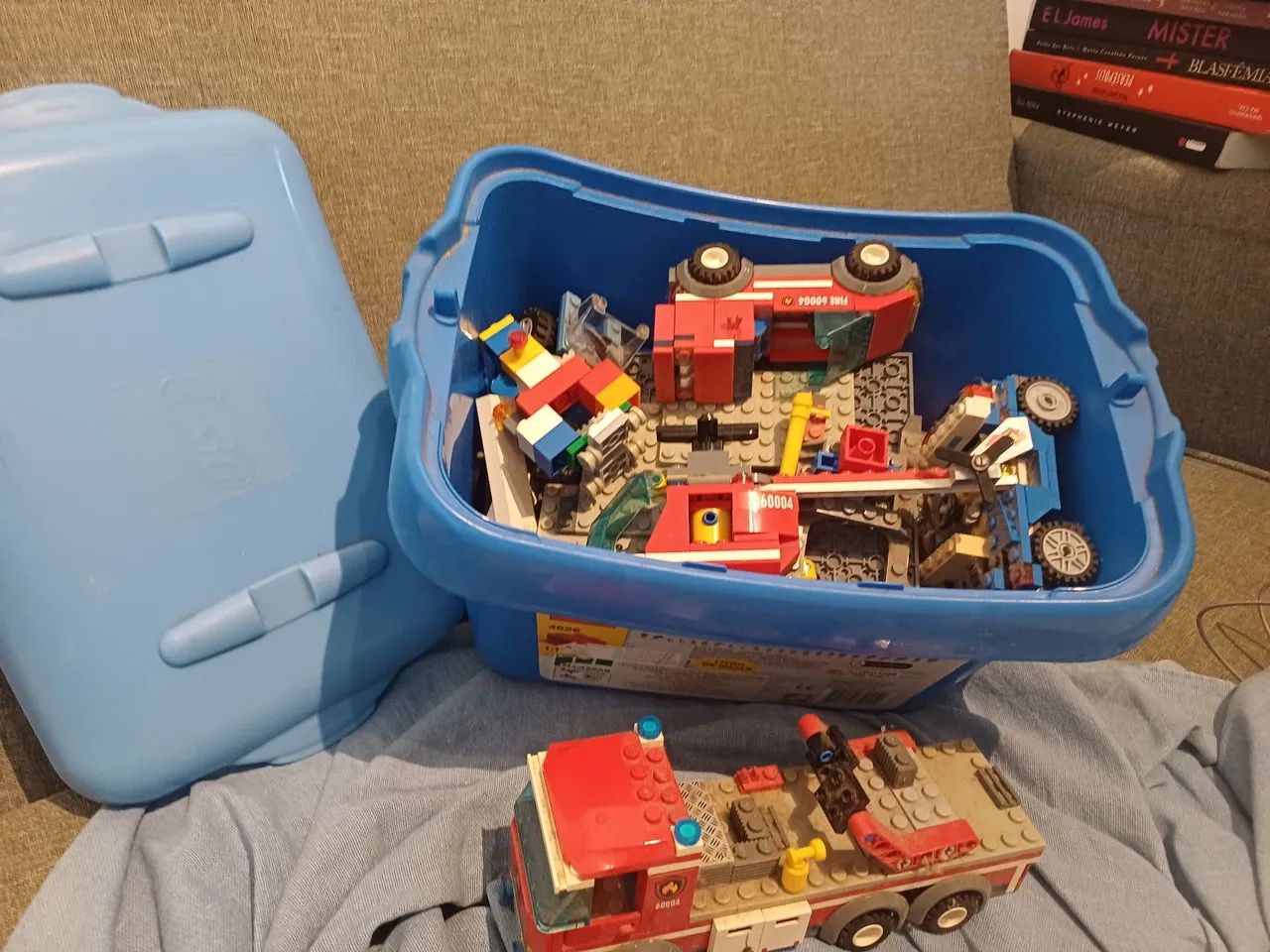Caixa de LEGO brinquedo de montar