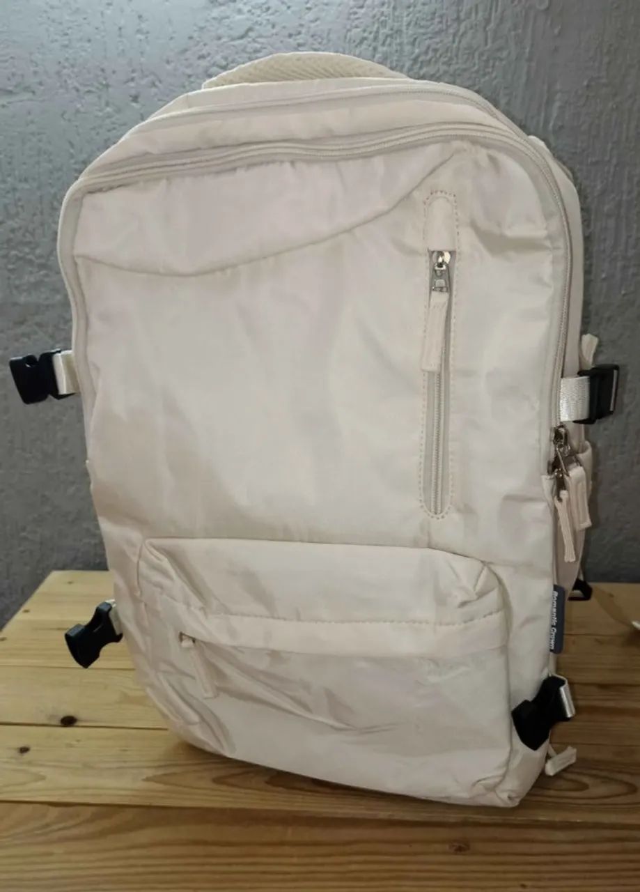 mochila ROMANTIC CROWN creme 