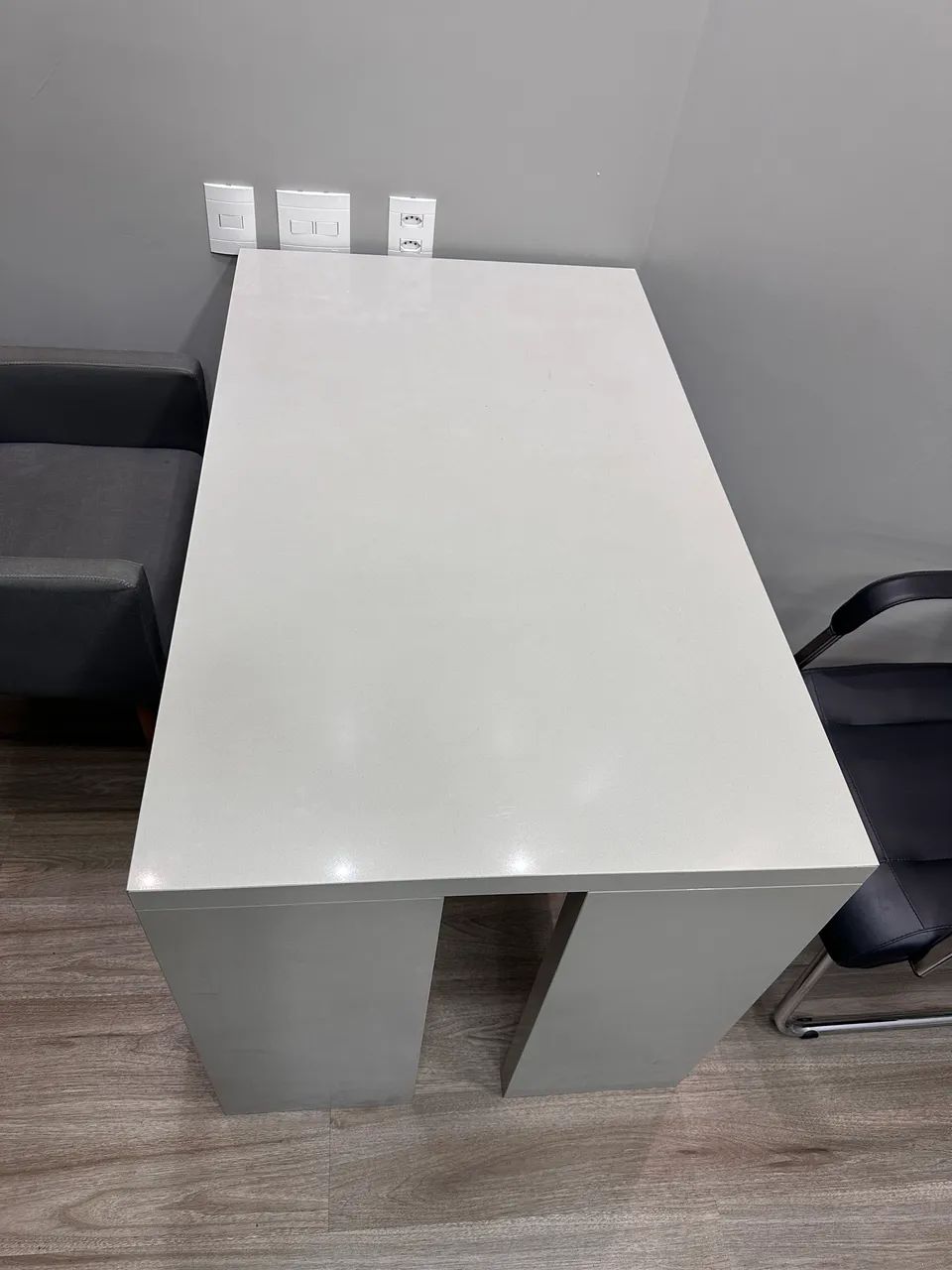 Mesa de quartzo cinza (luxo) - Foto 4