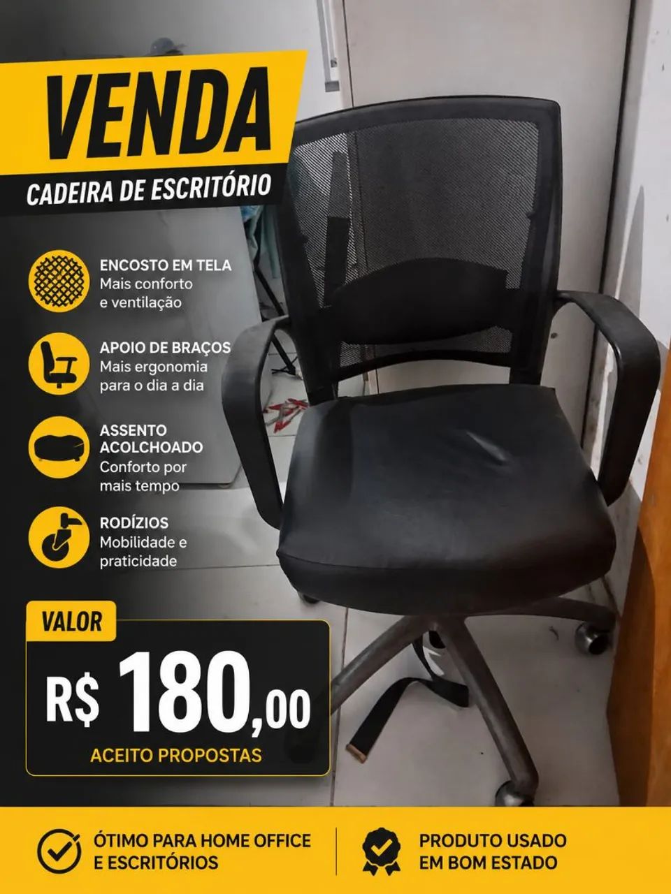 Cadeira de inscrito 