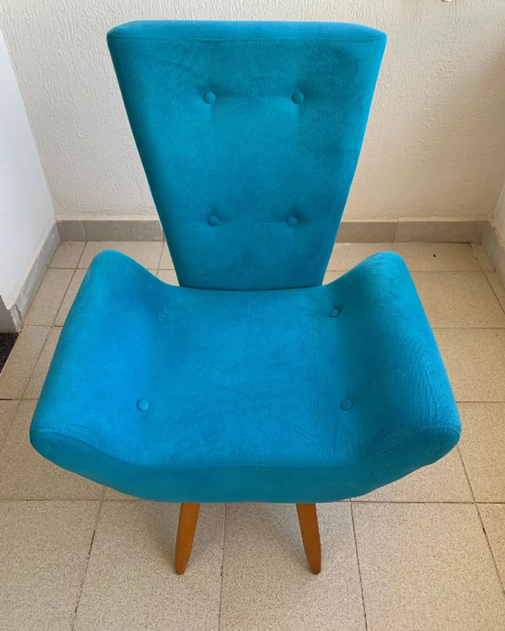 Poltrona azul turquesa - Foto 2